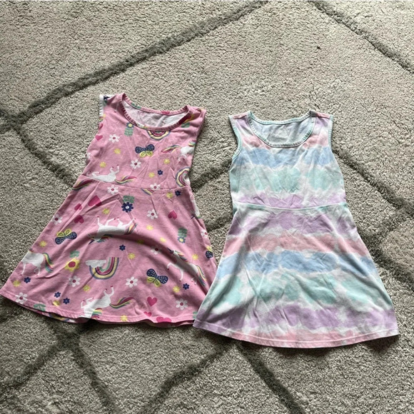 Girls summer bundle rompers limited too neon summer dress jumpsuit 4 - Picture 4 of 12